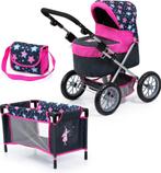 Bayer Design Trendy Set - Poppenwagen en Poppenbed, Kinderen en Baby's, Speelgoed | Poppen, Bayer, Nieuw, Ophalen of Verzenden