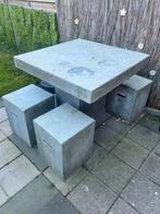 Betonnen tafel set, Ophalen, Overige materialen, 50 tot 100 cm, Zo goed als nieuw