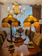 Baroque tafellampen met bronzen voeten, Ophalen of Verzenden