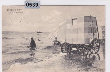 150539 Jopje Weber de badvrouw Zandvoort unieke kaart 1905 beschikbaar voor biedingen