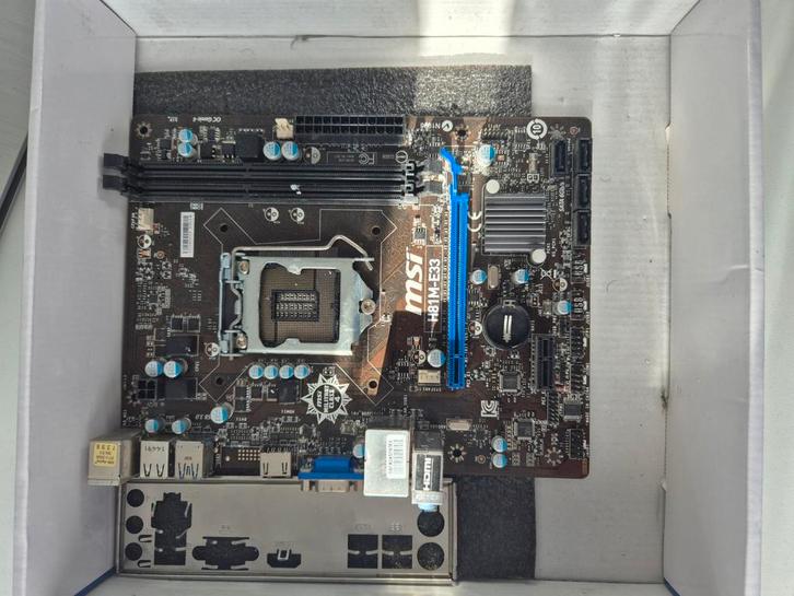 MSI moederbord H81M-E33, Computers en Software, Moederborden, Gebruikt, DDR3, Ophalen of Verzenden