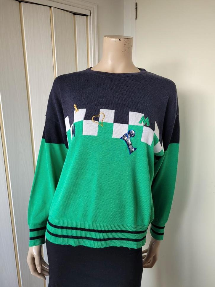 Basler trui katoen maat 40, Kleding | Dames, Truien en Vesten, Zo goed als nieuw, Maat 38/40 (M), Groen, Ophalen of Verzenden