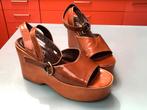 Plateau schoenen, Prego, Bruin, Ophalen of Verzenden, Schoenen met hoge hakken