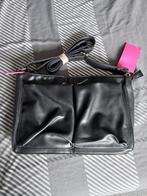 Nw leuke zwarte schoudertas met hoop vakken La Jolie Maison, Ophalen of Verzenden, Nieuw, Zwart, Overige merken