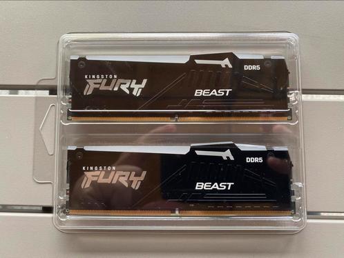 Kingston Fury Beast 32GB DDR5 RGB 5200mhz (2x16GB), Computers en Software, RAM geheugen, Zo goed als nieuw, Desktop, 32 GB, DDR5