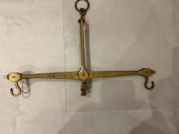 Antieke Weegschaal, Antiek en Kunst, Curiosa en Brocante, Ophalen of Verzenden