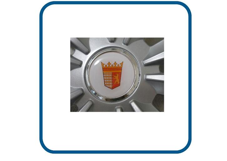 Tabbert doming naafstickers caravan en camper 3D, Epoxy, Hobby en Vrije tijd, Stickers en Plaatjes, Nieuw, Meerdere stickers, Verzenden