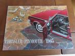 NL Folder Chrysler / Plymouth 1965, Gelezen, Ophalen of Verzenden, Overige merken, Chrysler
