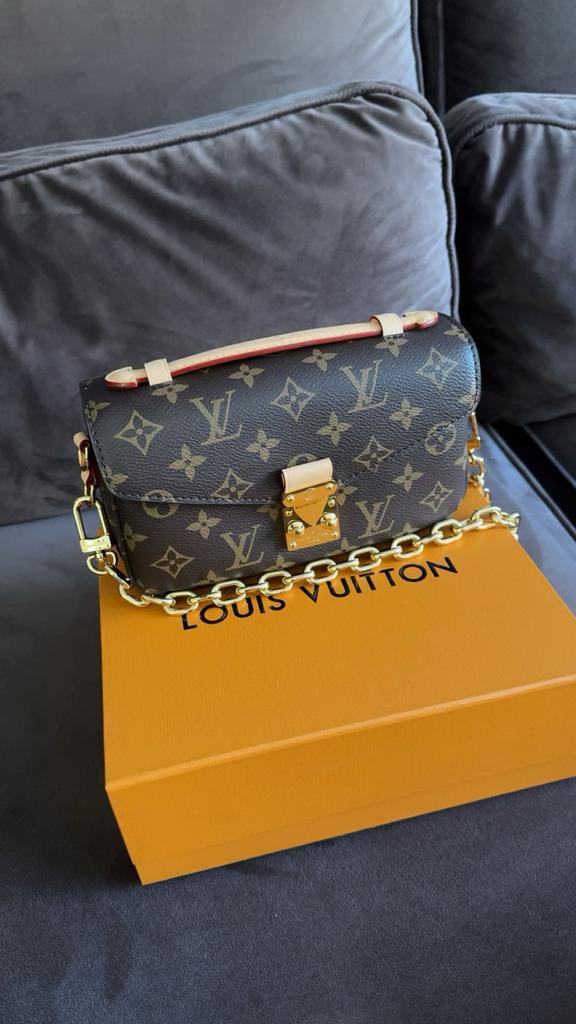 Louis Vuitton Pochette Métis East West - Compleet!, Sieraden, Tassen en Uiterlijk, Tassen | Damestassen, Zo goed als nieuw, Schoudertasje
