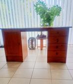 Grenen bureau, Huis en Inrichting, Bureaus, Ophalen, Gebruikt