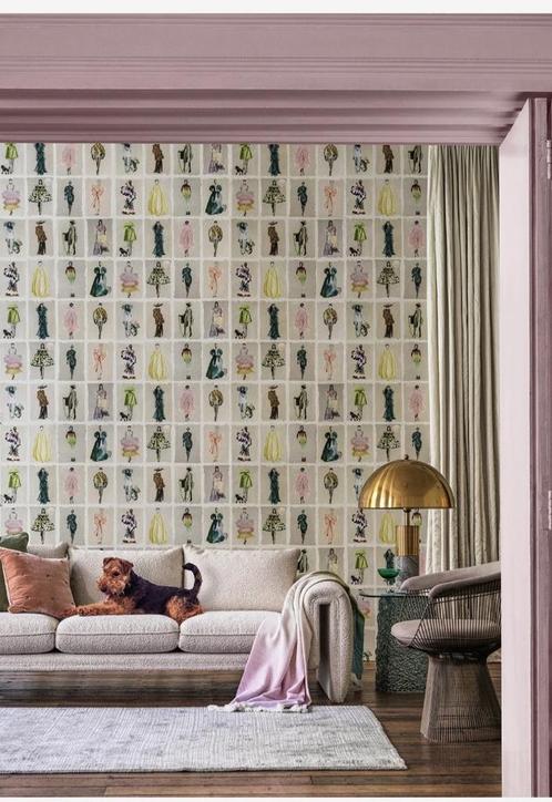 3x Harrods Cole and Son Behangrollen Couture Carrousel, Huis en Inrichting, Stoffering | Behang, 10 tot 25 m², Ophalen of Verzenden
