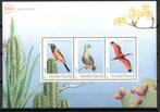 vel persoonlijke zegels postfris vogels bonaire, Ophalen of Verzenden, Na 1940, Postfris