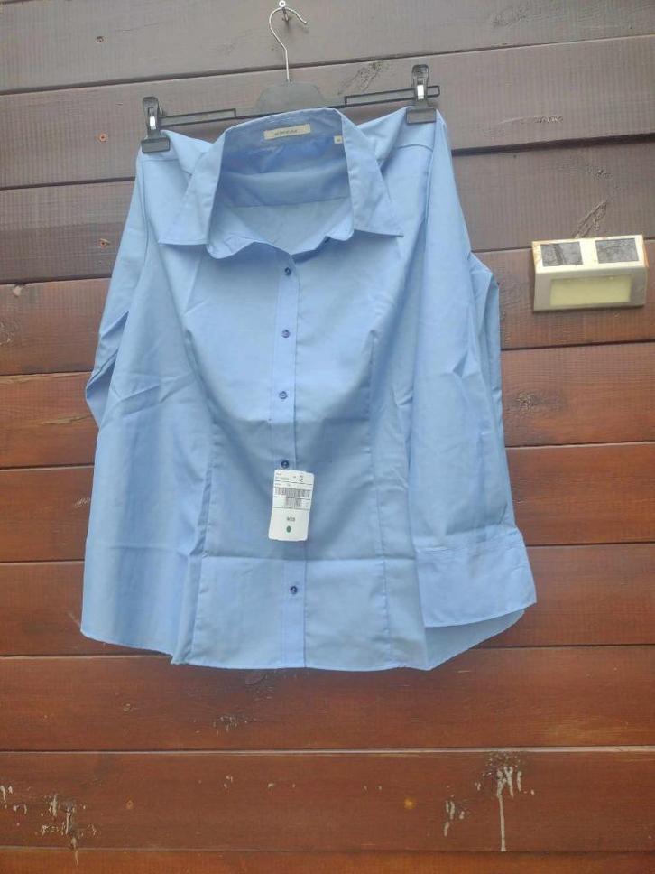 Dames blouse maat 48 4Xlarge nieuw, Kleding | Dames, Blouses en Tunieken, Nieuw, Maat 46/48 (XL) of groter, Blauw, Verzenden