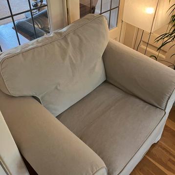 1persoons stoel fauteuil, Ektorp beige - afbeelding 1