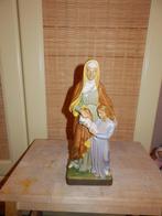 Heilige Anna die Maria Onderwijst::Kunsthars.26 cm hoog., Ophalen of Verzenden