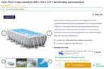 Intex zwembad met pomp en filter compleet, Tuin en Terras, Zwembaden, Ophalen, Gebruikt, 200 tot 300 cm, 80 tot 120 cm