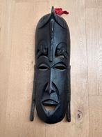 Afrikaans houten masker (zwart), Ophalen of Verzenden