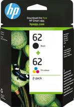 HP 62 Origineel Inktcartridge - Zwart & Kleur GRATIS BEZORGD, Verzenden, Nieuw, Cartridge, HP