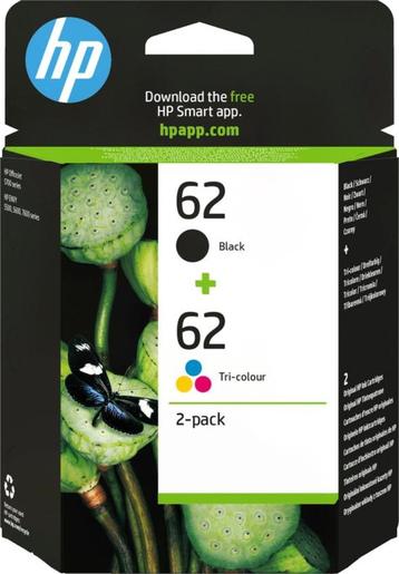 HP 62 Origineel Inktcartridge - Zwart & Kleur GRATIS BEZORGD beschikbaar voor biedingen