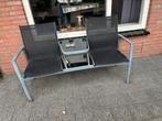Tuinsetje met 2 stoelen en tafeltje, Ophalen of Verzenden, Gebruikt, Metaal