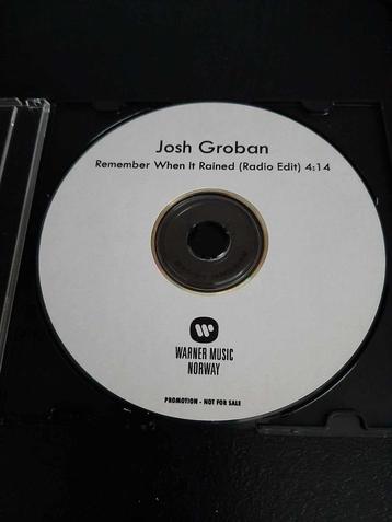 Josh Groban: Remember when it rained (Noorse promo)! beschikbaar voor biedingen