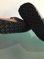 GRATIS VERZENDEN | BIRKENSTOCK Nieuwe zwarte slippers 37, Slippers, Verzenden, Zwart, Nieuw