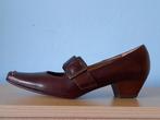 Bruine leer pumps, maat 37., Pumps, Bruin, Nieuw, Ophalen of Verzenden