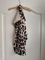 2x Handdoek/Beige/luipaard dessin /H&M, Ophalen, Gebruikt, Handdoek