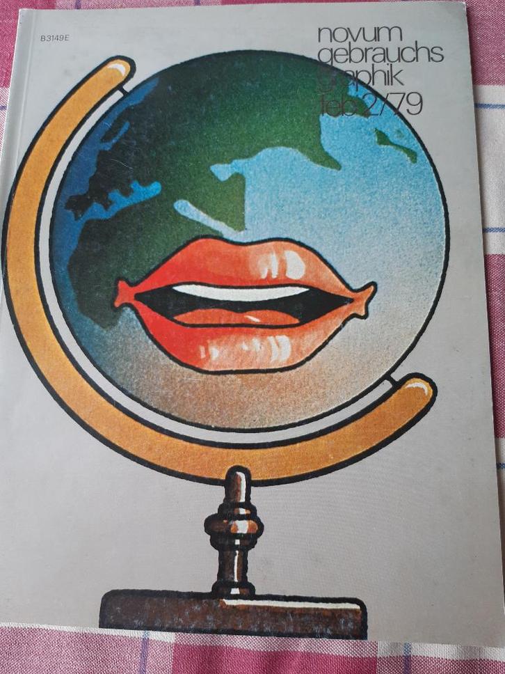 Novum gebrauchs graphik magazine graphic design 1979 feb., Boeken, Catalogussen en Folders, Gelezen, Folder, Ophalen