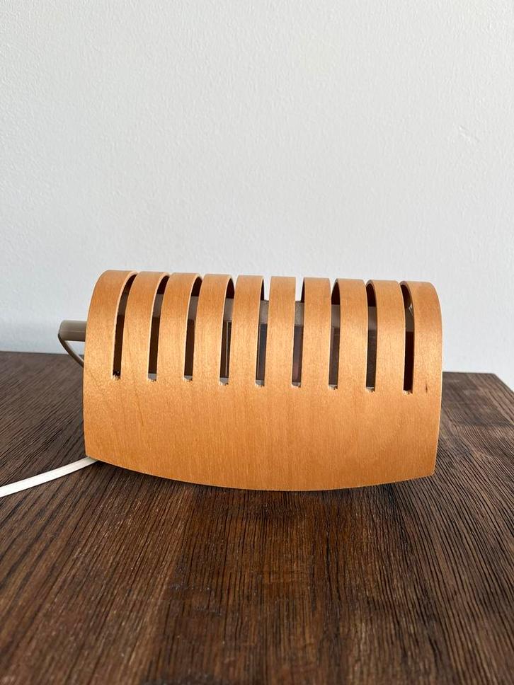 Vintage Ikea Strimma wandlamp, Huis en Inrichting, Lampen | Wandlampen, Zo goed als nieuw, Hout, Kunststof, Ophalen of Verzenden