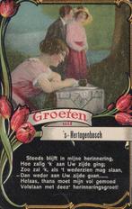 'S-HERTOGENBOSCH - 'GROETEN UIT' - verstuurd tijdens WOI, Verzenden, Voor 1920, Gelopen, Noord-Brabant