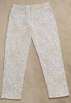 Dismero broek golf golfbal stick zacht geel en blauw, mt 46, Ophalen, Blauw, Maat 46/48 (XL) of groter, Zo goed als nieuw