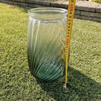 Windlicht of vaas, Huis en Inrichting, Woonaccessoires | Vazen, Ophalen, Minder dan 50 cm, Groen, Glas