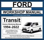 Ford Transit 1994-2022 Manual Ford ETIS 2022 op USB Stick, Verzenden