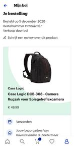 Case logic camera rugtas/ cross over, Ophalen of Verzenden, Zo goed als nieuw, Rugtas, Overige merken