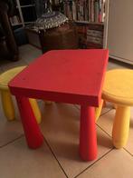 Kindertafel met 2 krukjes, Ophalen, Gebruikt, Tafel(s)