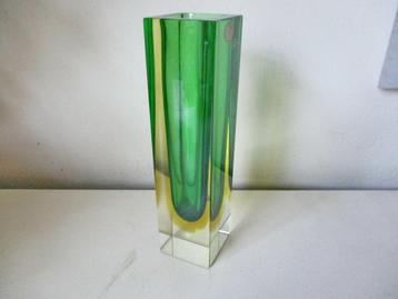 Vintage Murano Italy vaas Flavio Poli design ontwerp sixties beschikbaar voor biedingen