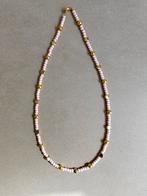 Handgemaakte ketting, Sieraden, Tassen en Uiterlijk, Ophalen of Verzenden, Nieuw, Roze, Overige materialen
