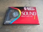 Cassette BASF EMTEC Sound I 90 sealed (zie foto's) VII, Ophalen of Verzenden, Nieuw in verpakking, Onbespeeld