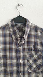 Vanguard Heren Overhemd Ruitjes L, Kleding | Heren, Blauw, Ophalen of Verzenden, Zo goed als nieuw, Halswijdte 41/42 (L)