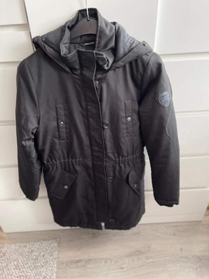 ONLY - mooie winterjas zwart maat M, Kleding | Dames, Jassen | Winter, Zo goed als nieuw, Maat 38/40 (M), Zwart, Verzenden
