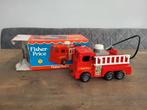 Fisher Price Brandweerauto Vintage jaren 70 met Doos, Ophalen of Verzenden, Gebruikt