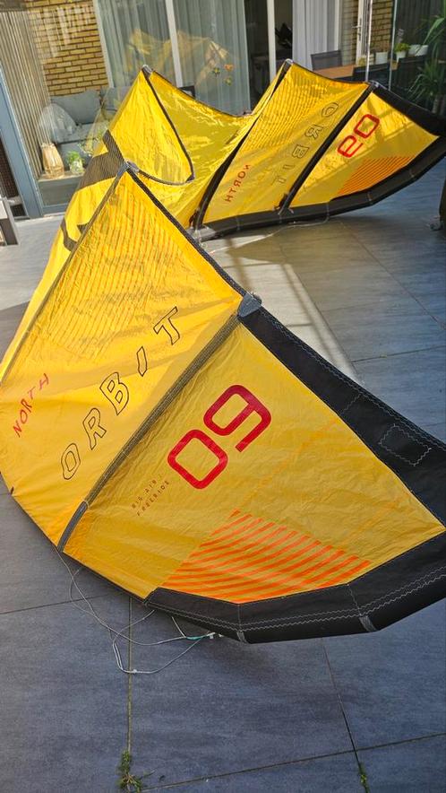 North Orbit 2023 9m, perfecte staat, Watersport en Boten, Kitesurfen, Zo goed als nieuw, 9 m², Geen board, Ophalen of Verzenden