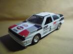 Audi Quattro GT Rallye Monte Carlo 1981 Burago 1:25, Hobby en Vrije tijd, Modelauto's | 1:24, Gebruikt, Ophalen of Verzenden, Bburago