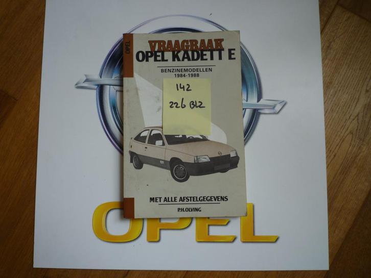 Opel Kadett-E vraagbaak 1984-88 nr 142, Auto diversen, Handleidingen en Instructieboekjes, Ophalen of Verzenden