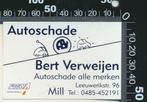 Sticker: Autoschade Bert Verweijen - Mill (2), Verzamelen, Stickers, Ophalen of Verzenden, Zo goed als nieuw, Auto of Motor