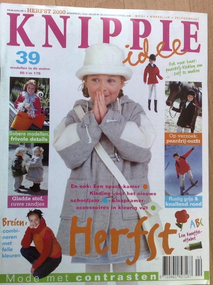Knippie herfst 2000 , o.a. paardrijkleding, Hobby en Vrije tijd, Kledingpatronen, Kind, Knippie, Verzenden