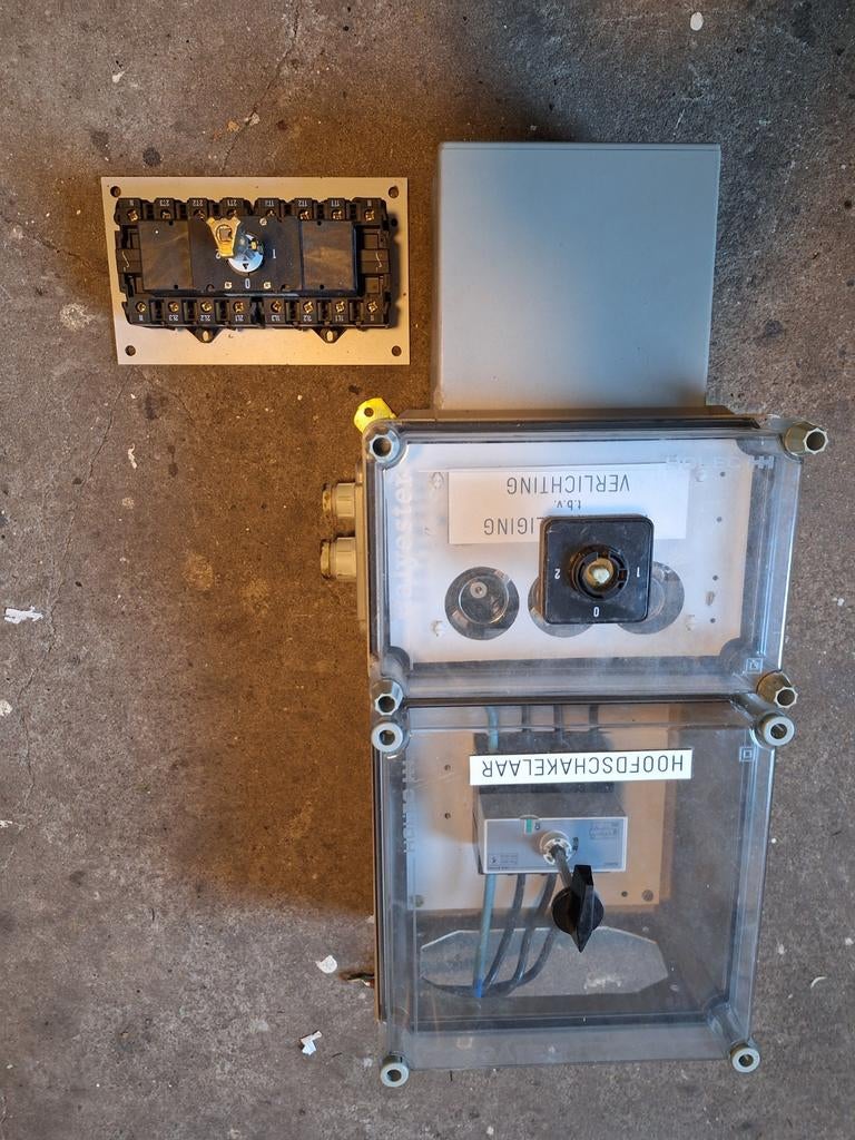 Elektrische schakelkast met componenten, Ophalen of Verzenden