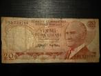 Turkse Lirası - 20 Lira Biljet, Ophalen, Los biljet