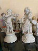2 musicerende. Antieke engeltjes, Antiek en Kunst, Ophalen of Verzenden